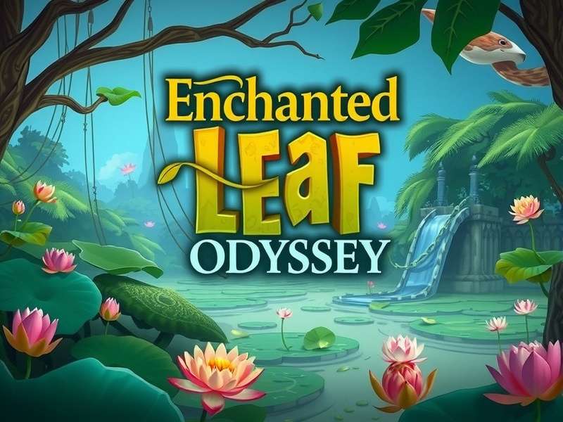 Enchanted Leaf Odyssey Gameplay Screenshot - Puzzle Solving in Lotus Wetlands
